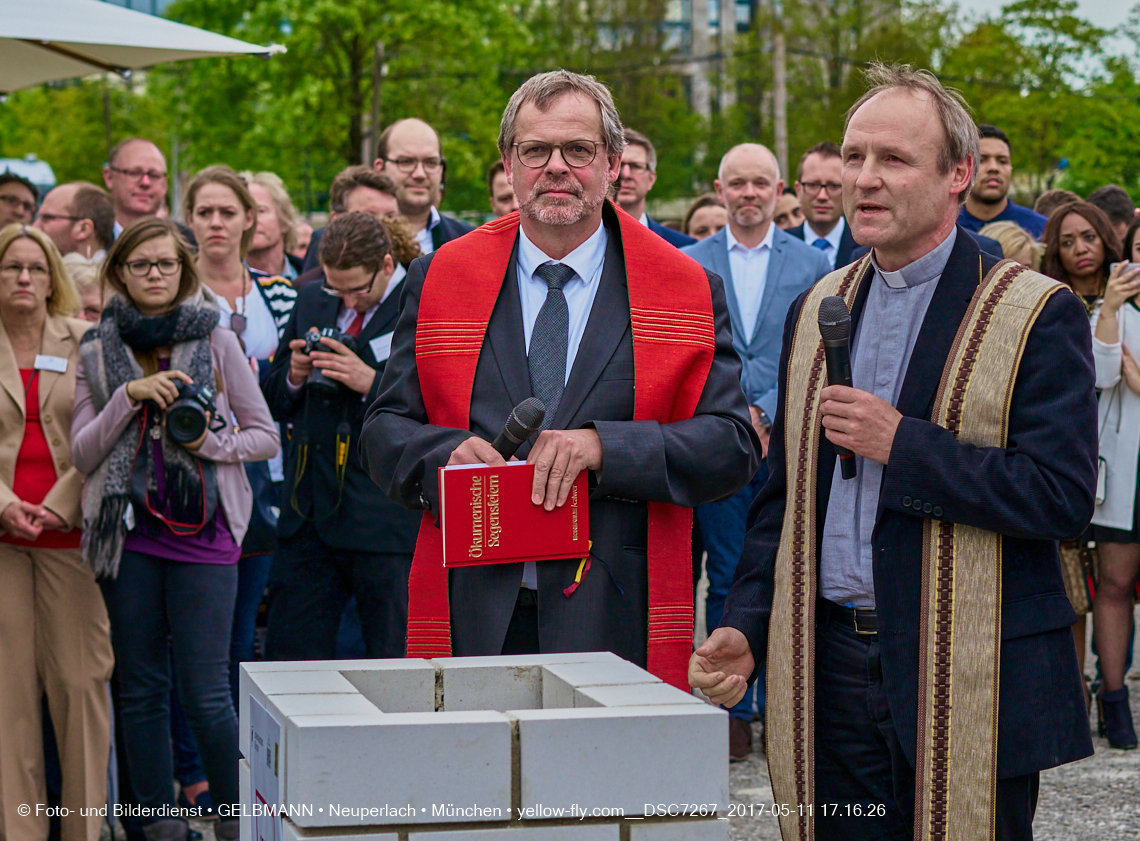 11. Mai 2017 - Grundsteinlegung für die LOGE und dem Kulturquadrat in Neuperlach